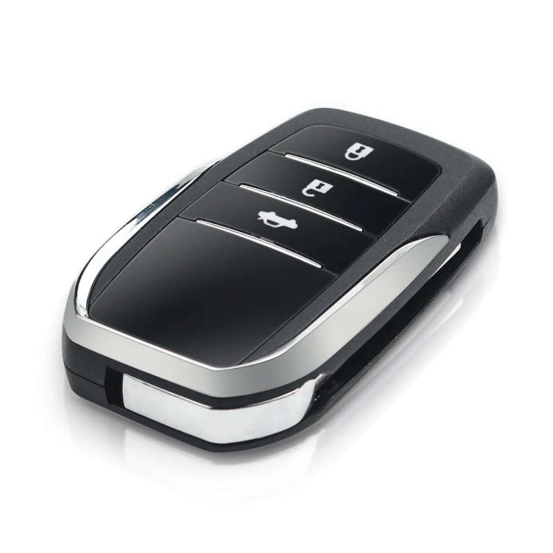 For Toyota Camry RAV4 Corolla TOY43 Blade 2/3/4 Buttons Modified Flip Remote Car Key Shell Case Fob