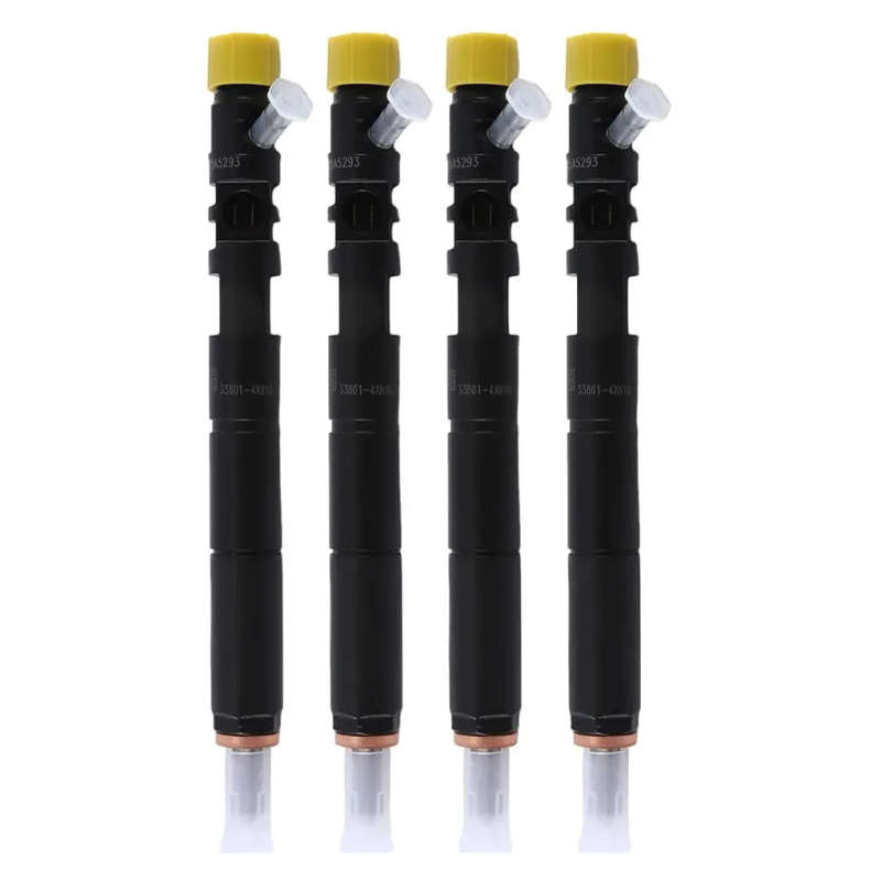 4PC EJBR03701D Diesel Fuel Injector for Hyundai Terracan KIA Carnival Sedona 2.9 CRDI 33800-4X800