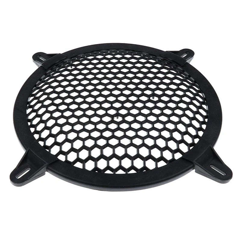 2 Pcs Subwoofer Grid Car Speaker Amplifier Grill Cover Mesh - 8 Inch & 10 Inch
