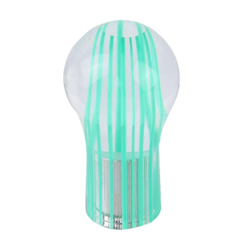 Crystal Double Light Car Breathing Racing Dash LED Magic Lamp Gear Head Shift Knob with Base