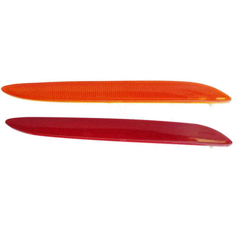 Red or Yellow Rear Bumper Side Reflector Lamp Marker Trim For Jaguar XJ XJL XJR 2010-2017