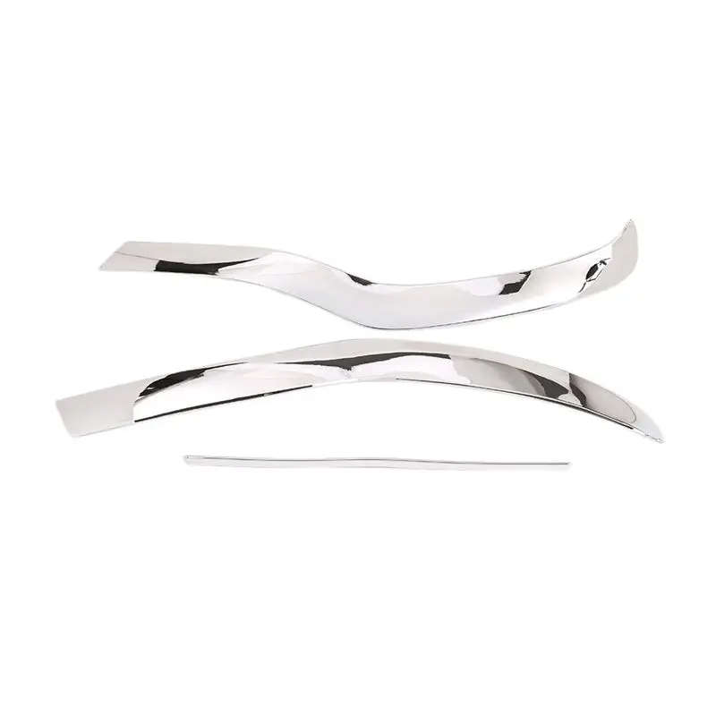 for Mercedes Benz E Class Chrome ABS Front Bumper Plate Spoiler Spoilers Decorative Cover Trim