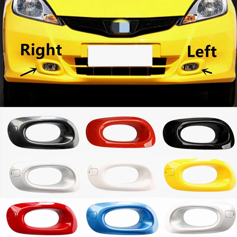 For Honda FIT JAZZ GE6 GE8 2012-14 Front Bumper Fog Light Lamp Bezel Cover Frame Fog light Trim Cap