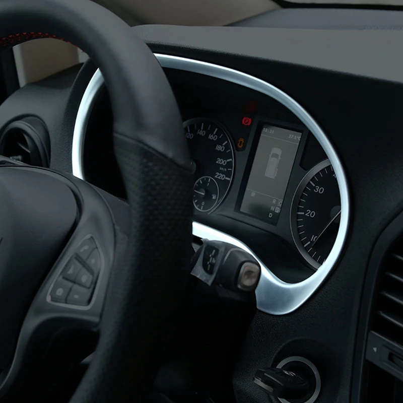 Car Center Console Dashboard Frame Decorative Cover Trim For Mercedes-Benz Vito W447 2014-2019