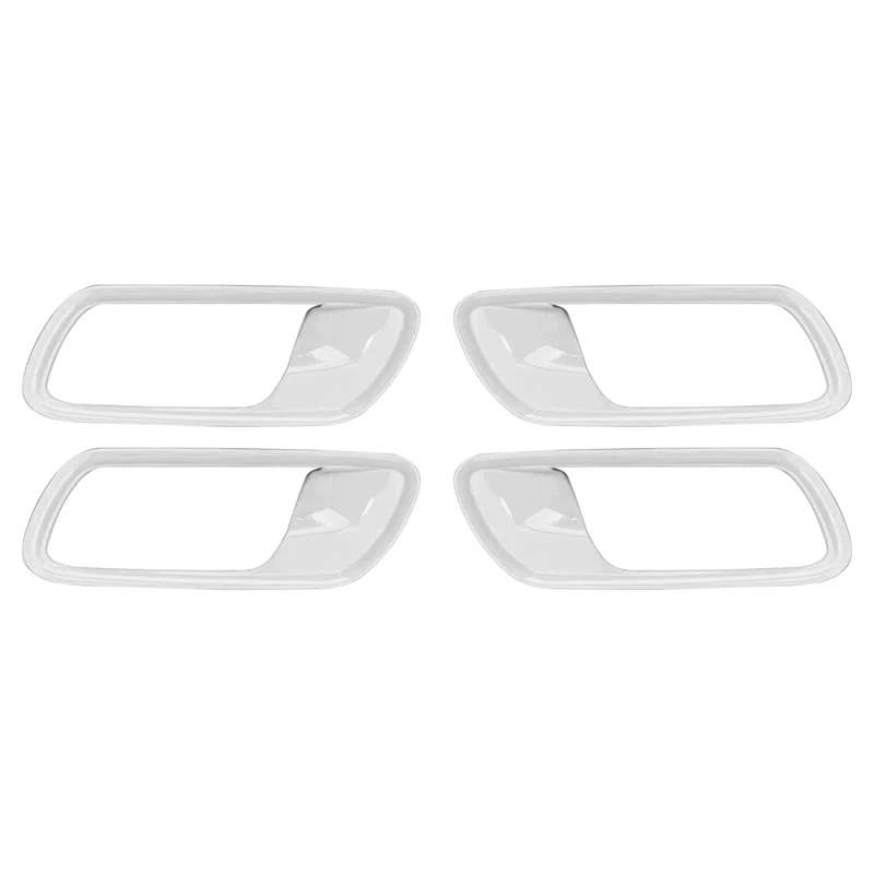 Car ABS Interior Door Bowl Frame Handle Cover Trim For Honda Fit Jazz 2020 2021