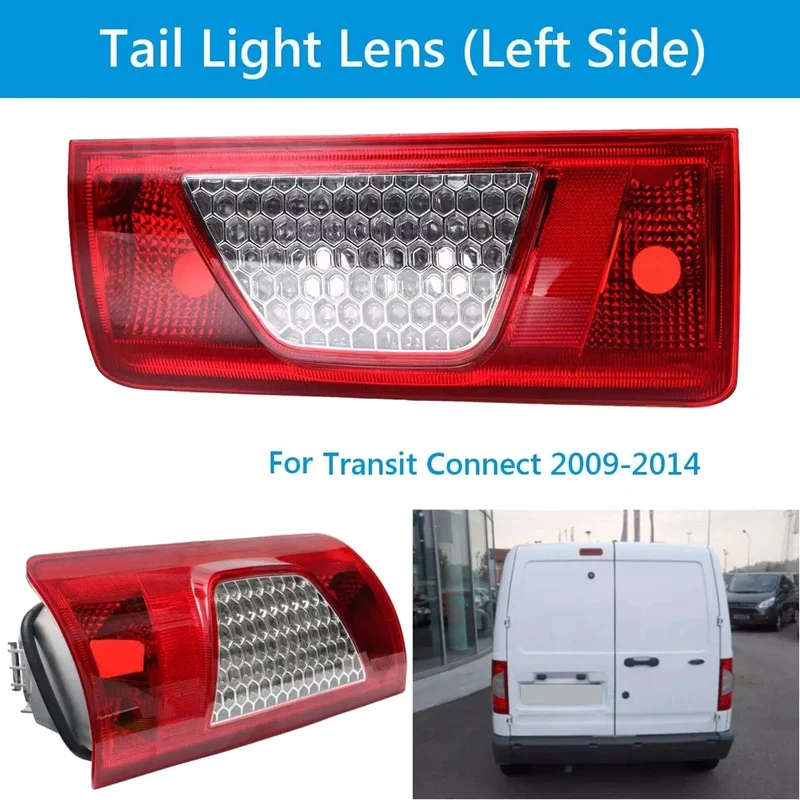 Car Tail Lamp Light Lens Rear Brake Light Replacement For Ford Transit/Connect 2009-2014