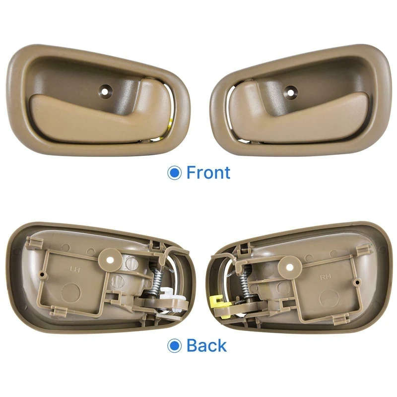 4X Beige Inside Inner Interior Door Handle for Toyota Corolla /Chevy Prizm 1998-2002