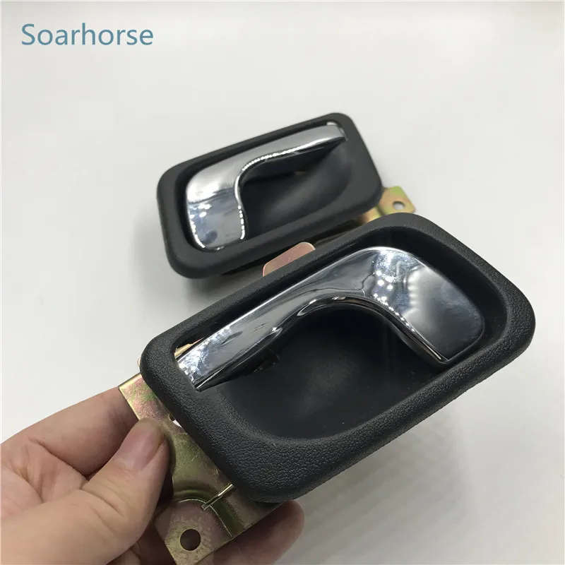chrome Inside Interior Door Handles For Mitsubishi Pajero montero MK2 V31 V32 V33 V43 1992-2000