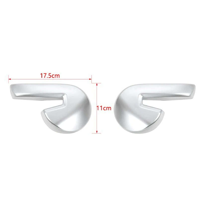 Car Seat Adjustment Backrest Handle Button Switch Handle Decorative Cover Sticker For Ford Mustang