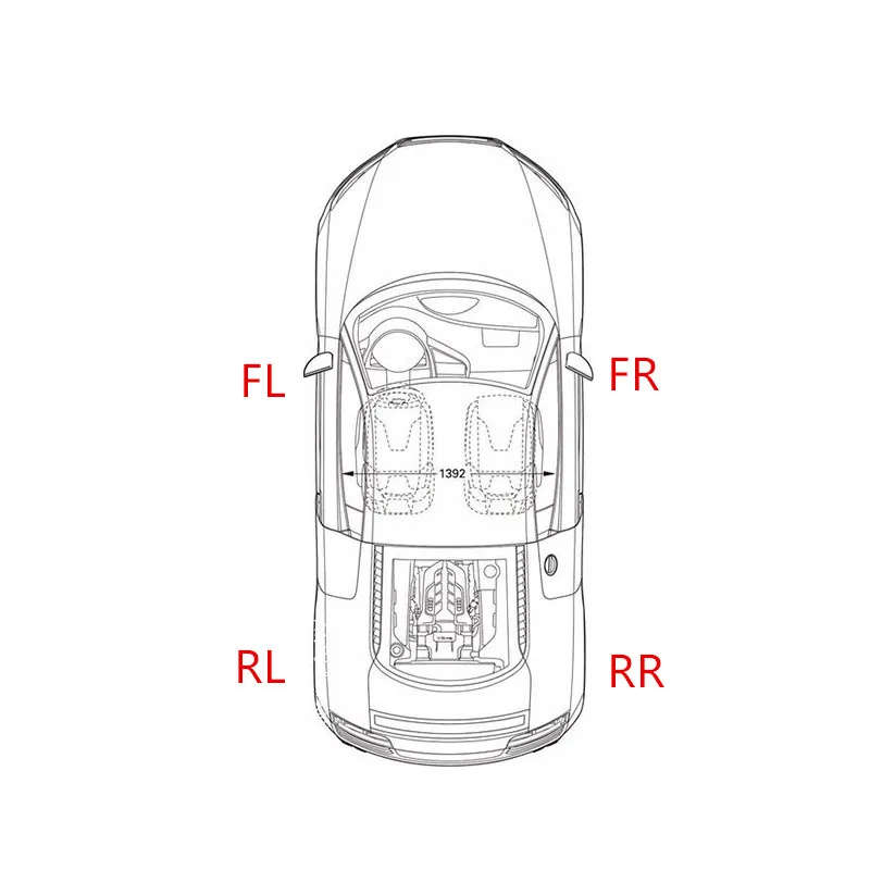 For Suzuki New Alto 2009-2016 Front and Rear Left / Right Door Outer Handle Parts
