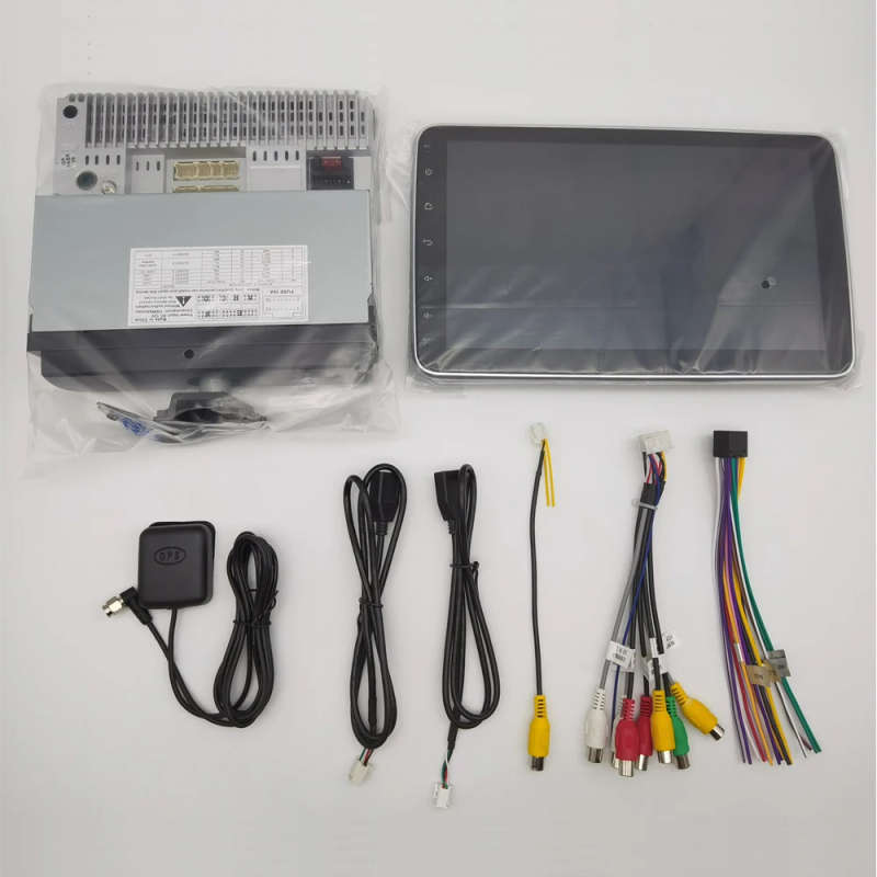 1Din 10inch Universal Android Car Multimedia Player 360Rotatable Touch Screen Removable Car Radio