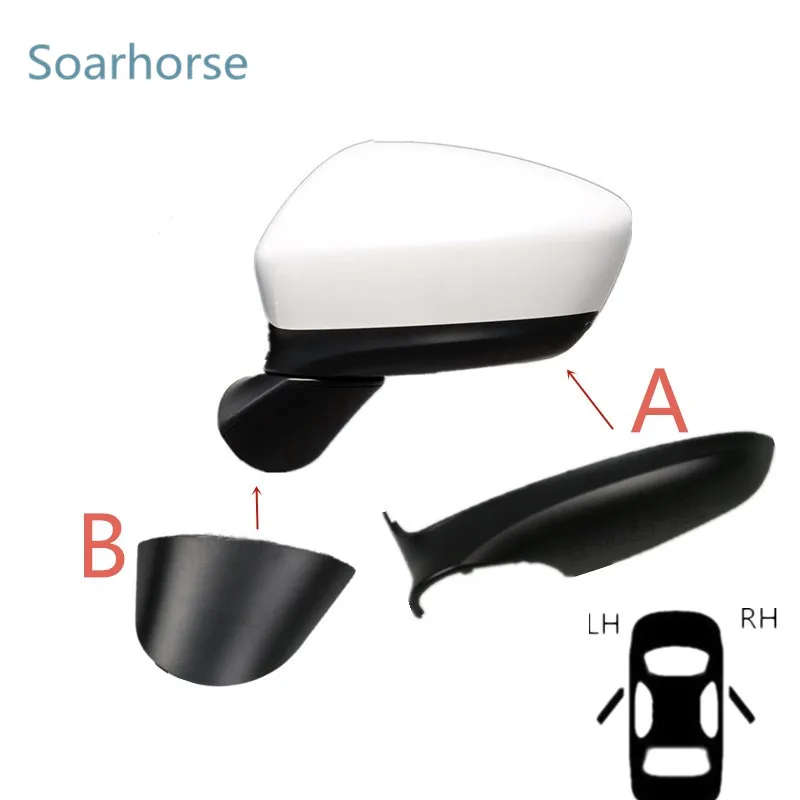 Car Side Mirror Lower Cover Rearview Mirror Shell housing Cap For Mazda CX-5 CX5 2013 2014