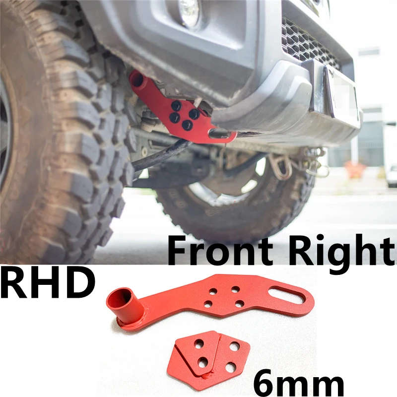 LHD RHD Front or Rear Bumper Bar Towing Trailer Hook For Suzuki Jimny JB74W JB64 2018 2019 2020 2021