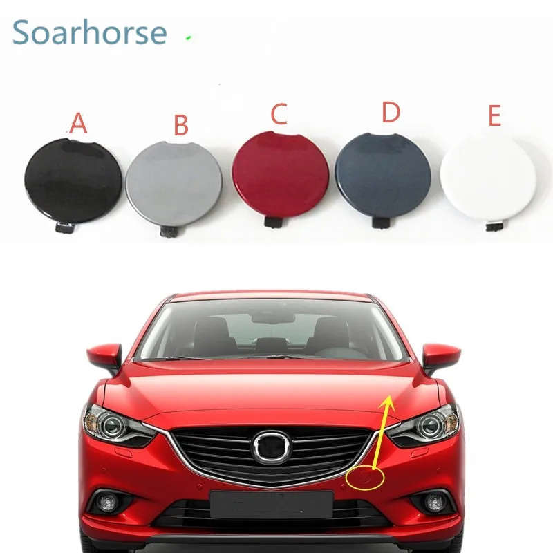 Front Bumper Tow Hook Cover Trailer Cover Cap For Mazda6 Mazda 6 ATENZA 2013 2014 2015