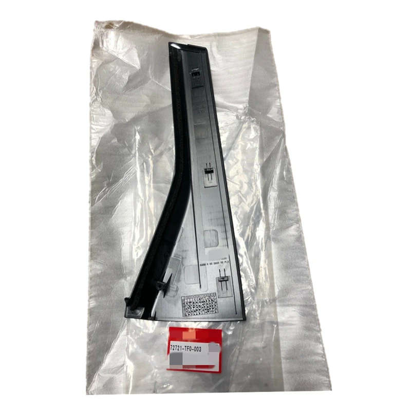 Car Rear Door Outer Window C Pillar Decorative Cover Garnish Trim Panel For Honda JAZZ FIT 2009-2014