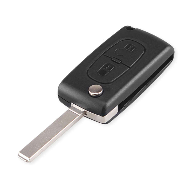 Remote Key Fob 433Mhz ASK For Peugeot 307 3008 308 408 433MHz ID46 Chip Car Flip Key VA2/HU83 Blade
