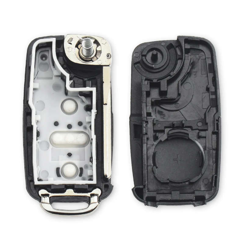 3 Button Folding Remote Car Key Shell Flip Case Fob for VW Polo Golf 4 7 6 MK6 Tiguan Touareg