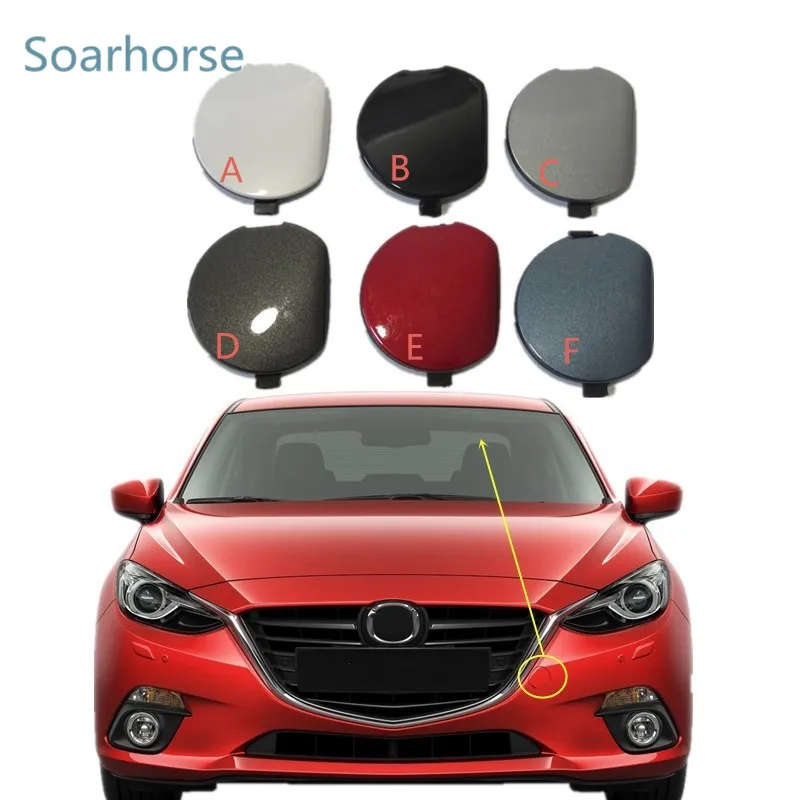 For Mazda 3 Axela 2014 2015 2016 Front Bumper Tow Hook cover Tow Eye Cover Trailer cap