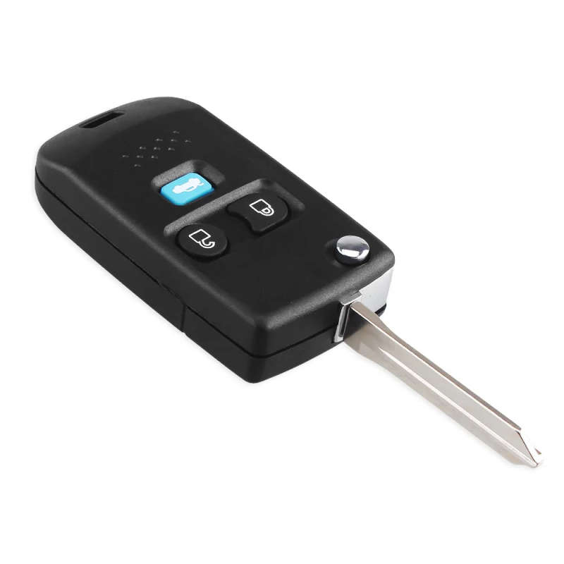Modified Car Key Remote Fob For Ford Expedition Mustang Taurus Mazda 2/3 Buttons Flip Folding Key