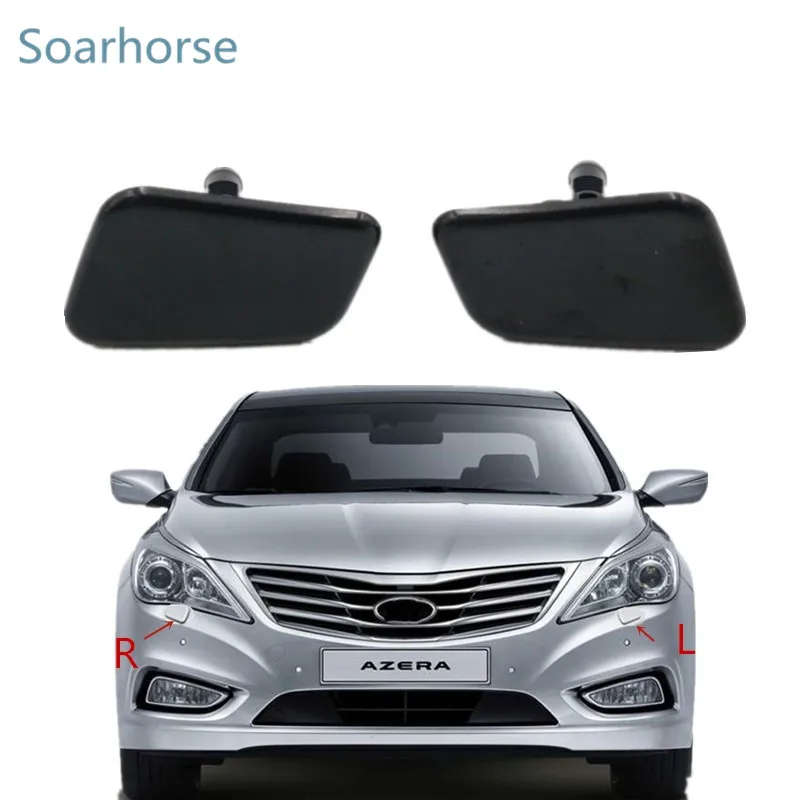 Car Front Headlamp Headlight Washer spray nozzle Cover Cap For Hyundai Azera 2011 2012 2013 2014