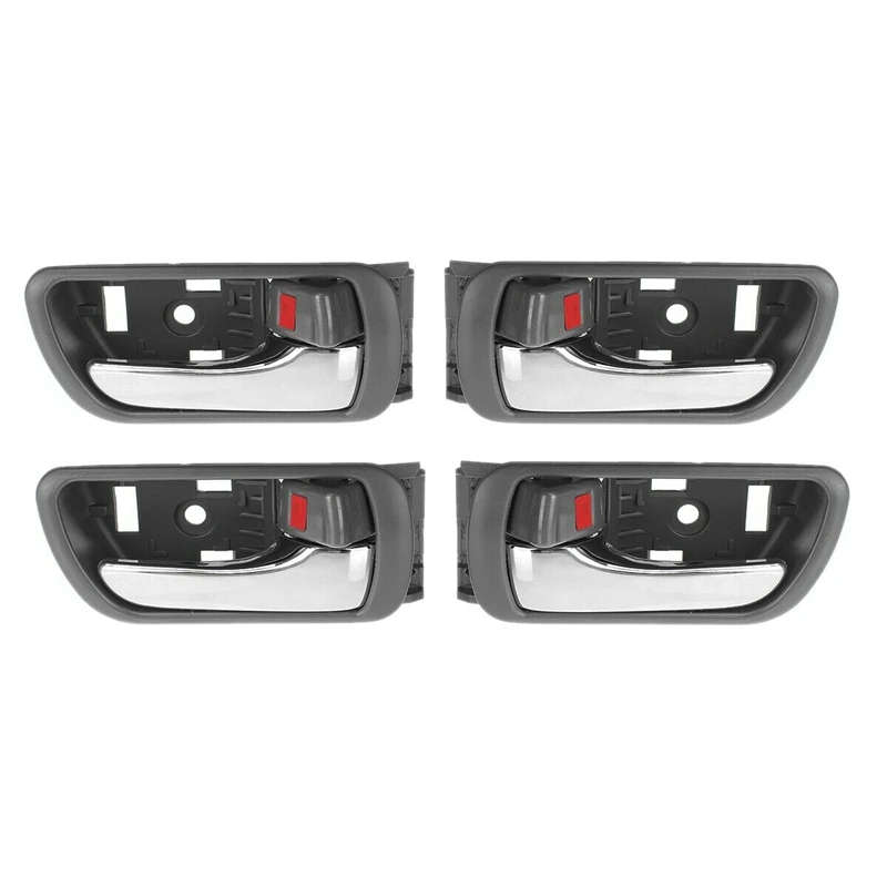 4Pcs Inner Inside Door Handle Chrome for Toyota Camry CV36 69206-33030LH 69205-33040RH