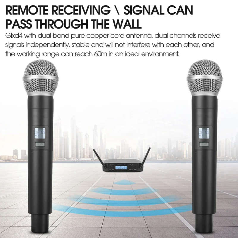 SHURE GLXD4 Beta 58a Wireless Microphone UHF Dynamic Professional Broadcast Handheld Singing Party