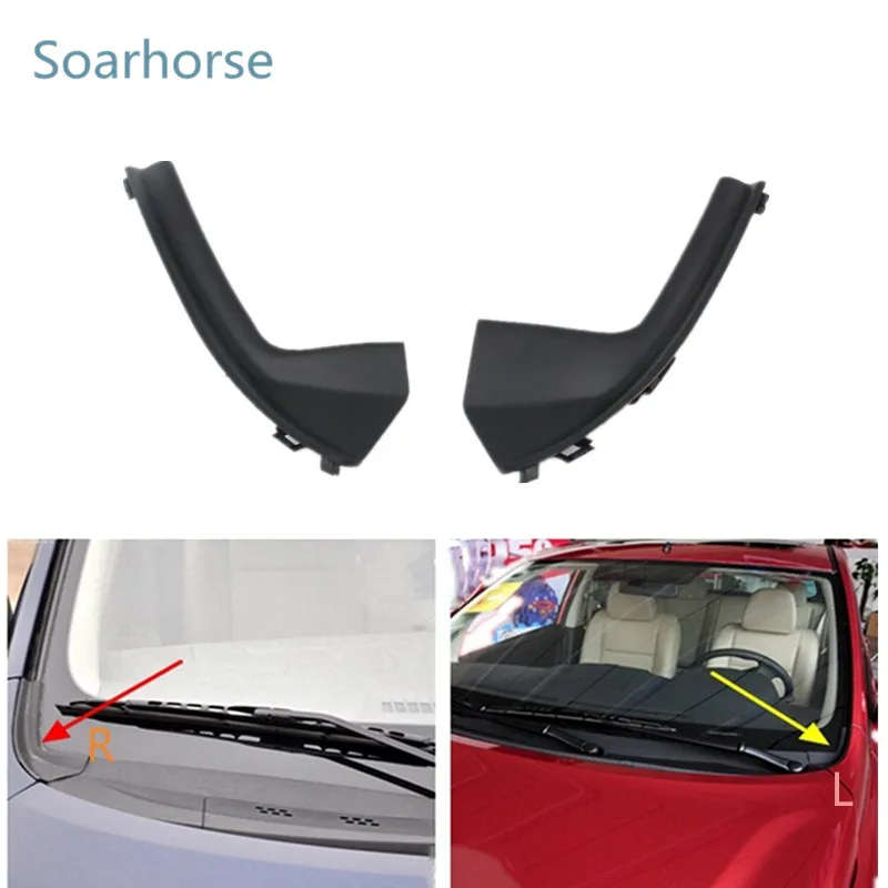 Car Front Windshield Wiper Side Trim Cover Water deflector cowl plate for Nissan Tiida Versa