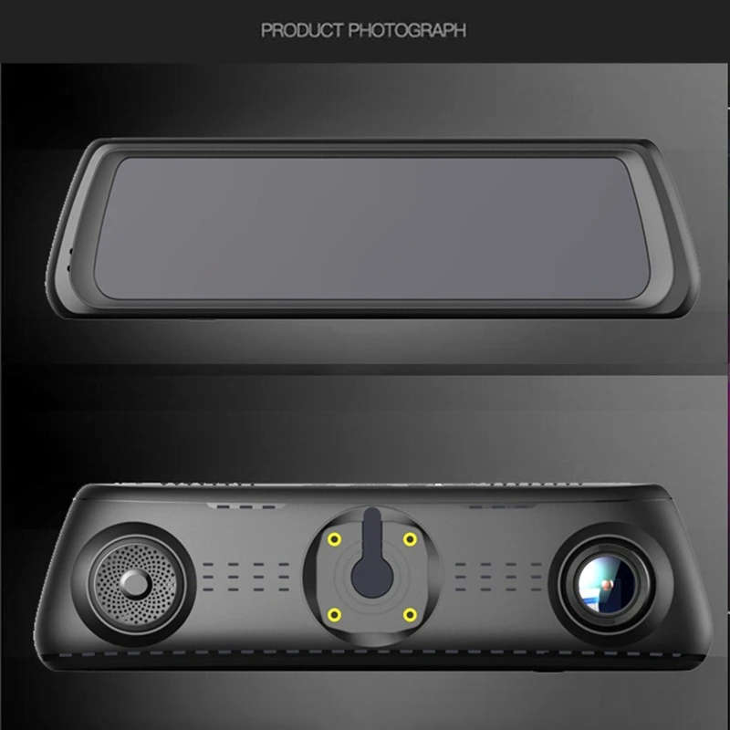 1080P Multi-functional Smart Car ADAS Dual Lens Video Record Camera Motion Detection