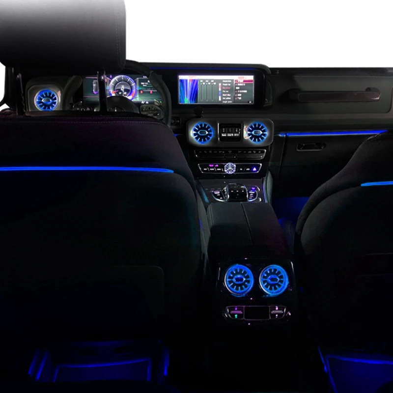 64 Colors Luminous Rear Seat Light Modification Atmosphere LampFor Benz G-Class W464 2019-2022