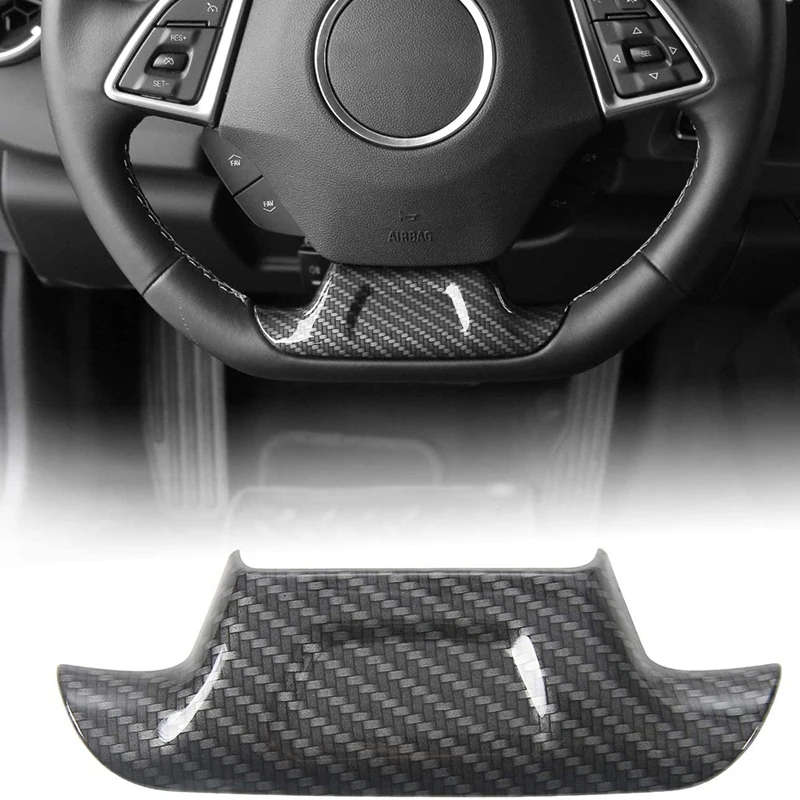 For Camaro Accessories Steering Wheel Trim Decoration Cover For Chevrolet Camaro 2017-2021