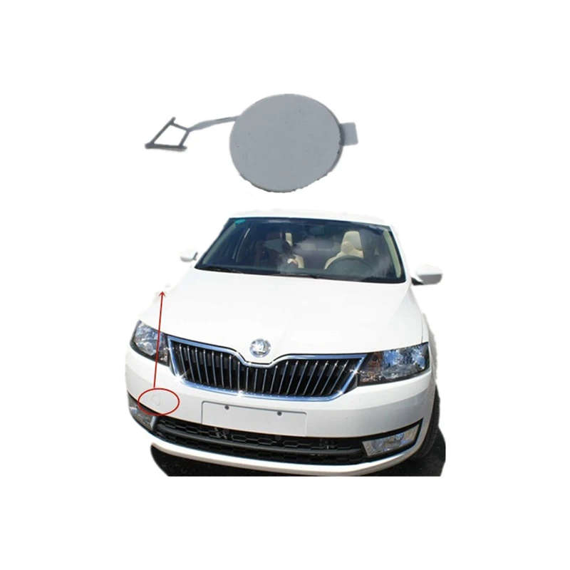 Car Front bumper Tow Hook Cover Cap For Skoda Rapid 2013 2014 2015 2016 2017