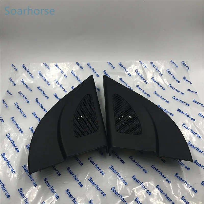 For Hyundai Solaris 2011-2016 Black Triangle Tweeter Speakers Treble Horn Tweeter Audio and Wire