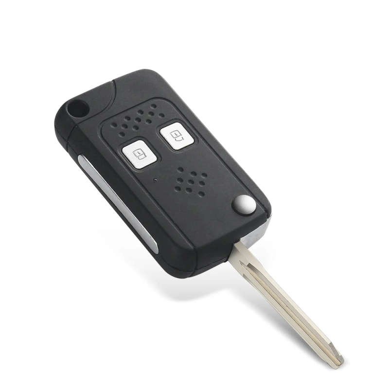 Flip Modified Car Remote Key Case Fob For Toyota Hilux Rav4 Corolla Camry Yaris Prado TOY43 Blade