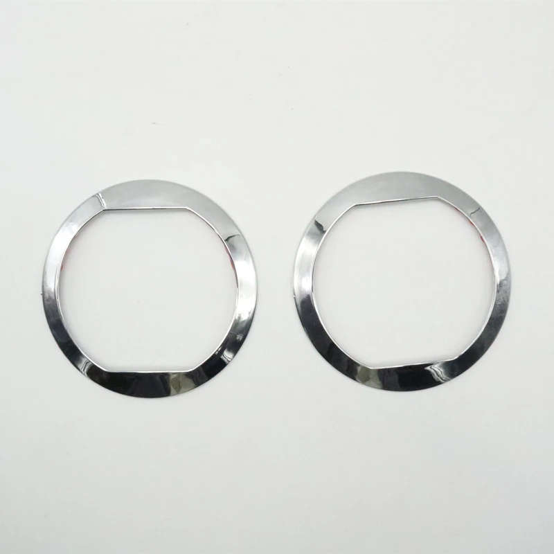 2 PCS For Chevrolet AVEO Chrome Air Conditioning Outlet Decorative Cover Dash A/C Vent Trim Ring