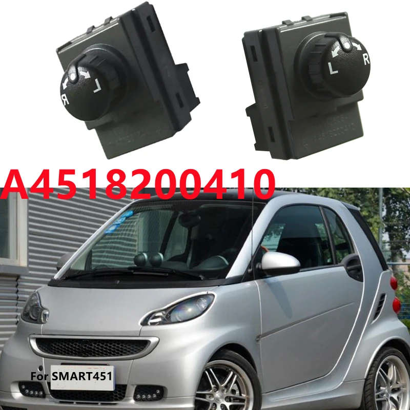1 pcs For Mercedes Benz SMART 451 Fortwo 2007-2015 Electric Rearview Mirror Switch Button Knob