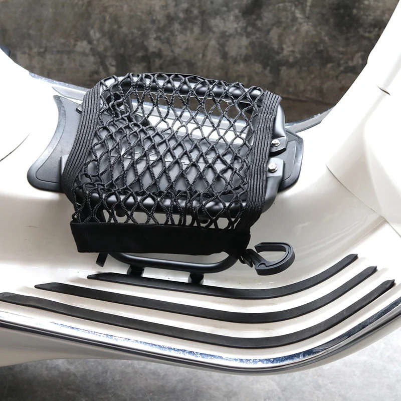 Motorcycle Foot Pedal Holder Luggage Battery Rack Bracket Net Bag for VESPA Sprint Primavera 150 125