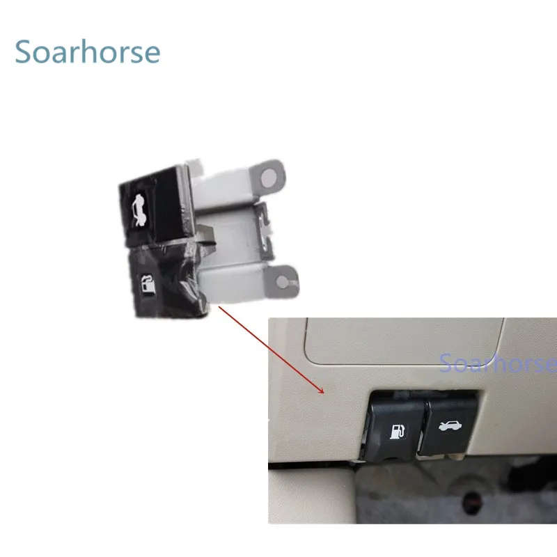 Car Oil Fuel Tank Cover Switch and Engine Hood Latch Release Handle For Renault Koleos
