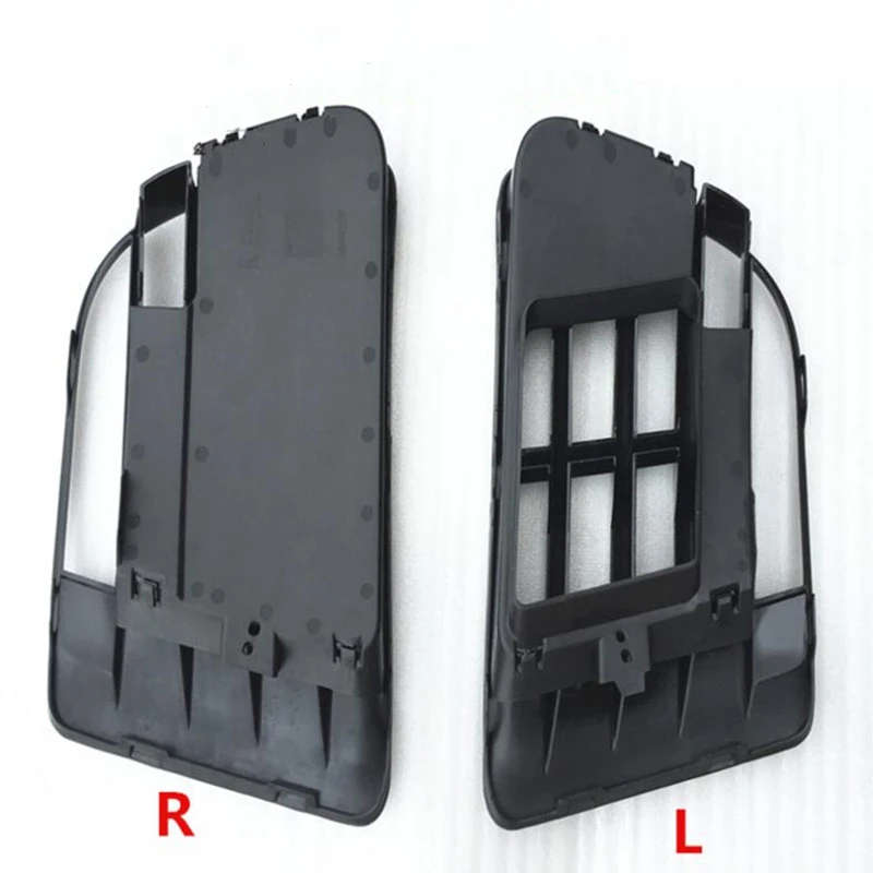 For VW Golf MK6 Cabriolet R20 R Line 2009-2013 Front Bumper Vent Grille Fog Light Trim Bezel Black