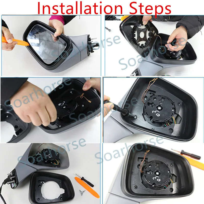 Side Rearview Mirror Frame For Chevrolet Trax For Opel Mokka X Wing Mirror Bezel Panel Cover