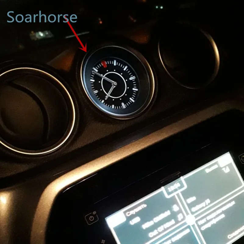 For Suzuki New Vitara 2015-2021 Dashboard Electronic Clock Assy and Decorative ring 34600-54P00