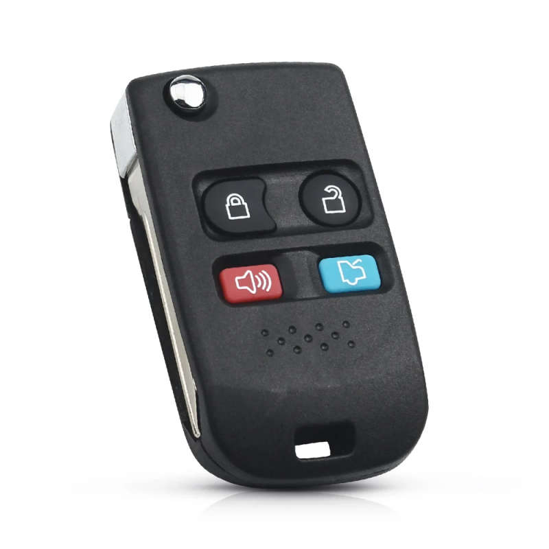 Modified Car Key Remote Fob For Ford Expedition Mustang Taurus Mazda 2/3 Buttons Flip Folding Key