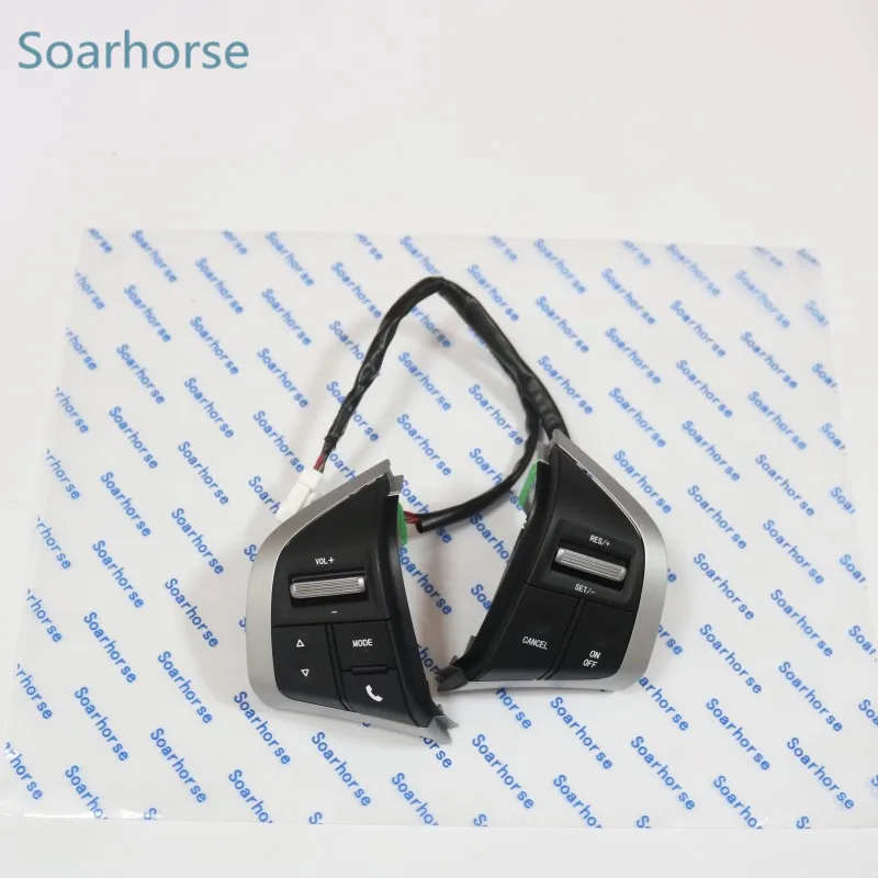 Car Steering Wheel Audio Volume Bluetooth Cruise Control Switch Button For Isuzu D-Max DMAX