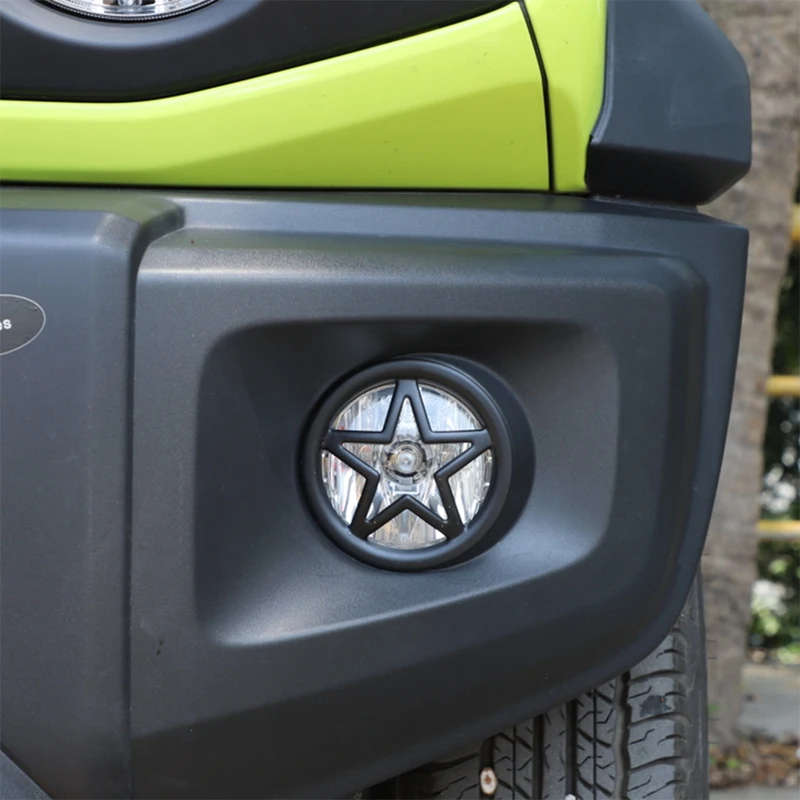Car Front Fog Light Lamp Decoration Cover For Suzuki Jimny 2019 2020 2021 2022 Exterior Accessories