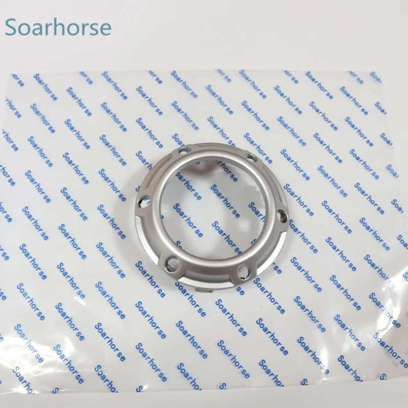 2PCS Silver Car Front Bumper Fog Light Bezels Fog Lamp Cover For Mitsubishi Outlander 2007 2008 2009