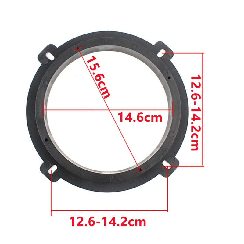 For Ssangyong Actyon Rexton Special Adapter Plates Bracket Ring Horn Pad Waterproof Cover