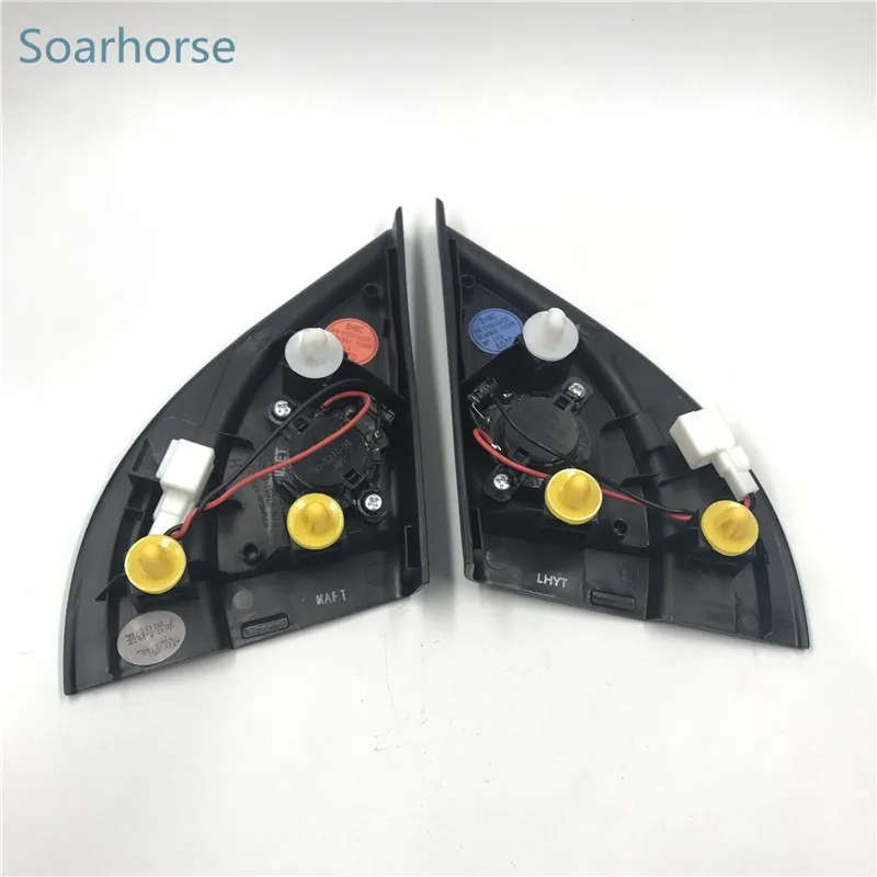For Hyundai Solaris 2011-2016 Black Triangle Tweeter Speakers Treble Horn Tweeter Audio and Wire