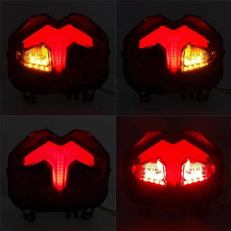 Motorcycle LED Taillight for YAMAHA MT09 2021+ Brake Signals Integrated Rear Tail Light Blinker