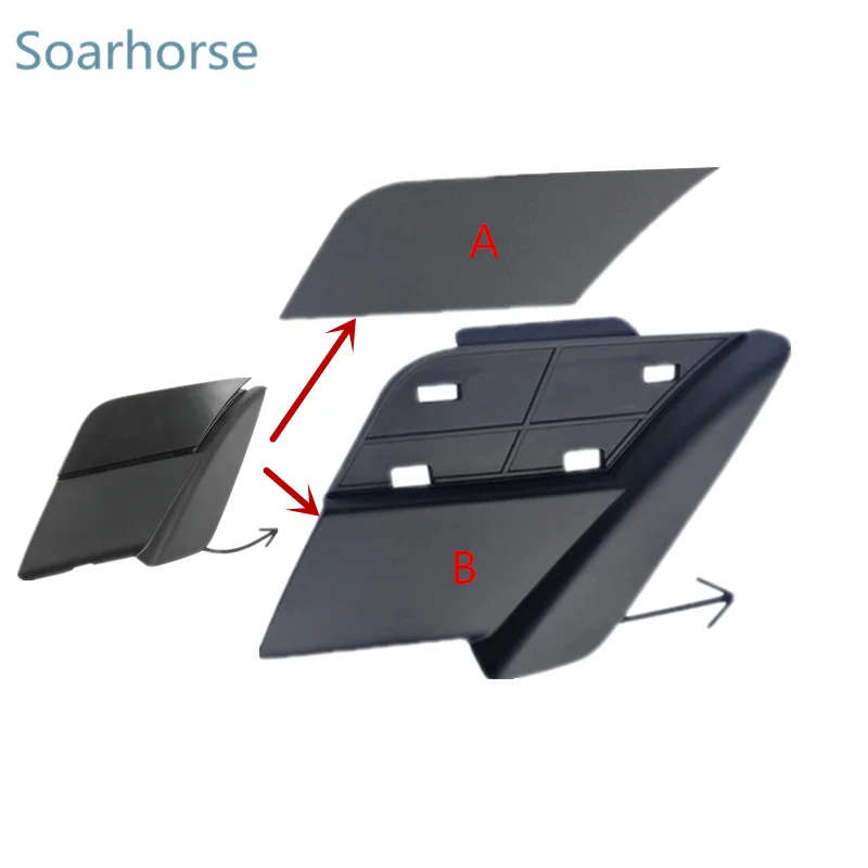 Front Bumper Tow Hook Cover Trailer Cap For Suzuki S-Cross SX4 S Cross Facelift 2016-20