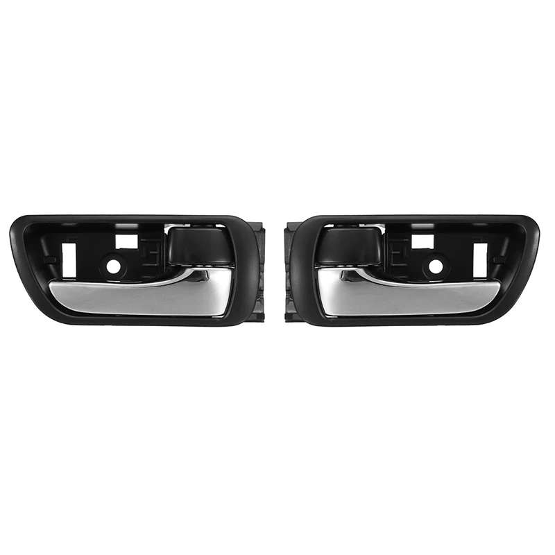 4X Car Inner Interior Door Handle Inside Handle Knob Chrome for Toyota Camry CV36 2002-2006