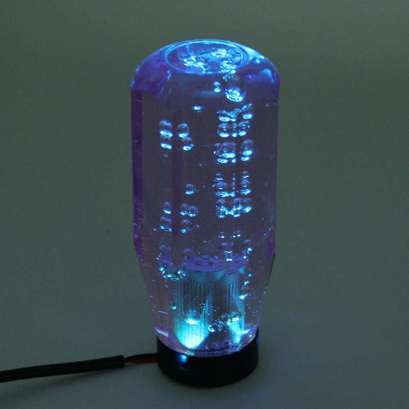 Crystal Car Breathing Racing Dash LED Magic Lamp Gear Head Shift Knob with Base